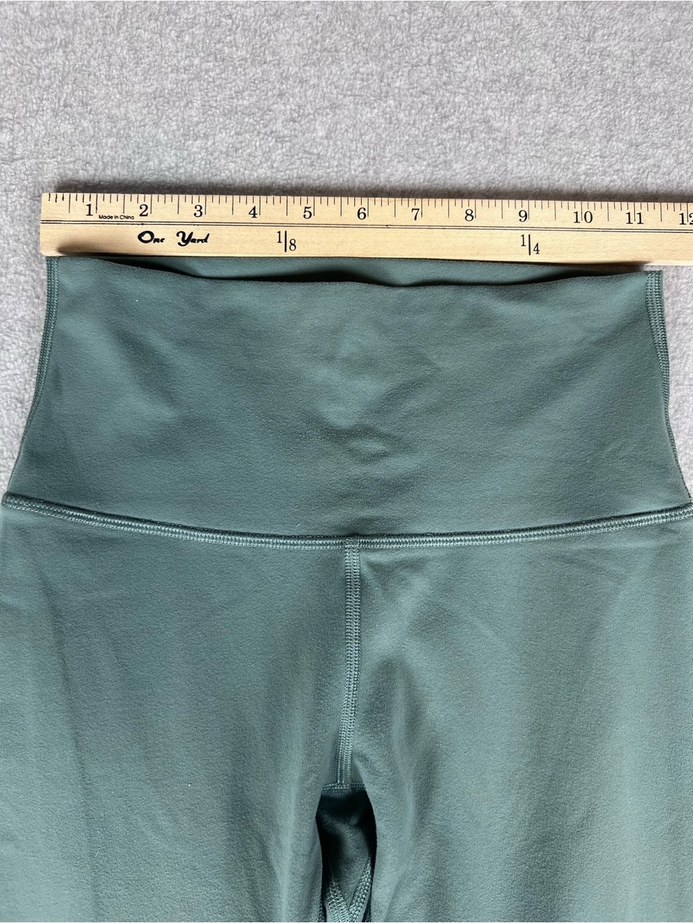 Lululemon Wunder Under High Rise Tight 28” Inseam Size 4 Junioer Color Green - Picture 9 of 14